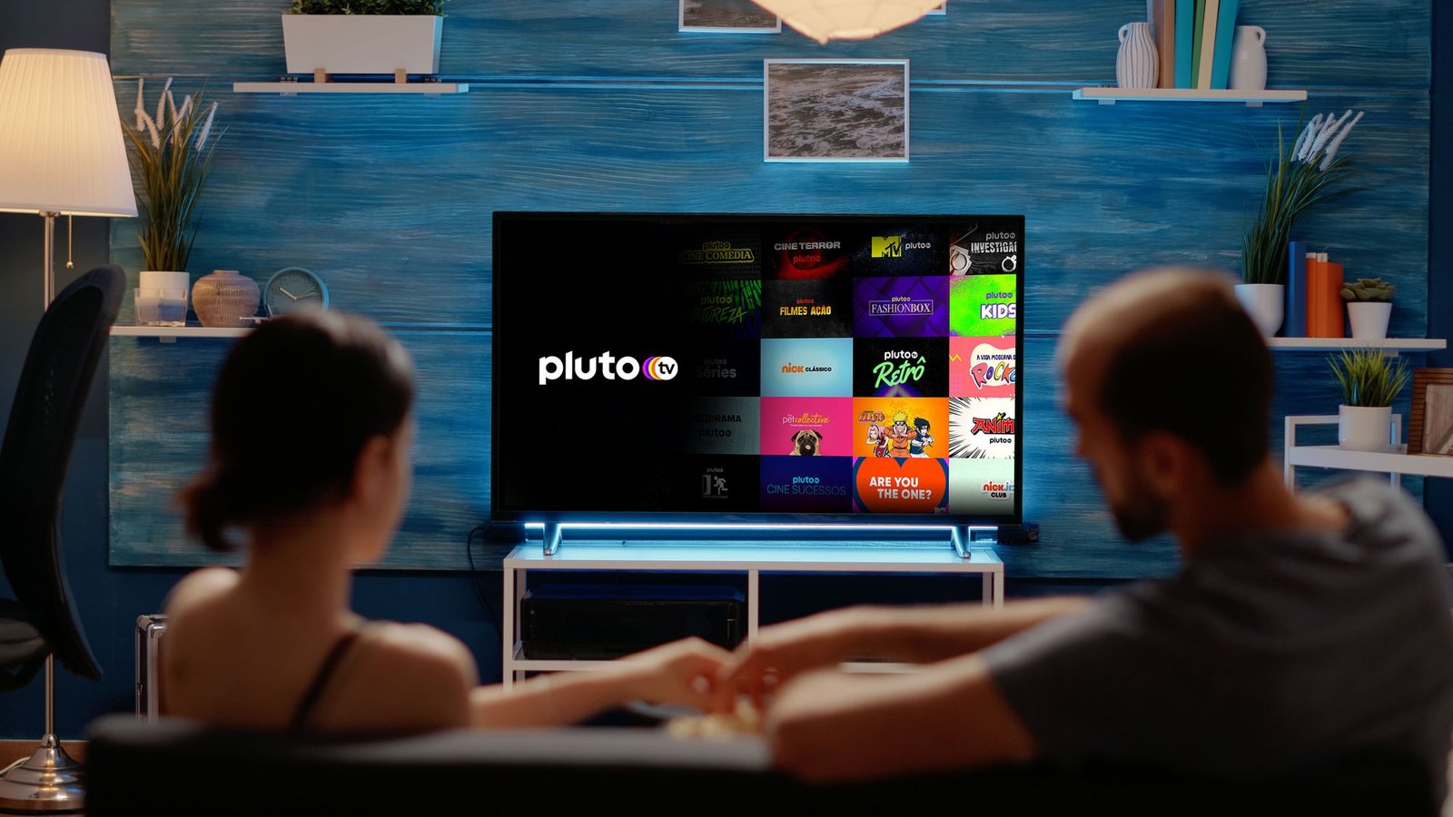 Pluto TV na televisão